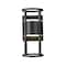 Z-Lite Luca Outdoor Wall, 2-Light, 5.75 In.W x 6.25 In.L x 12 In.H, Black/Etched 517S-BK-LED - alternate 5